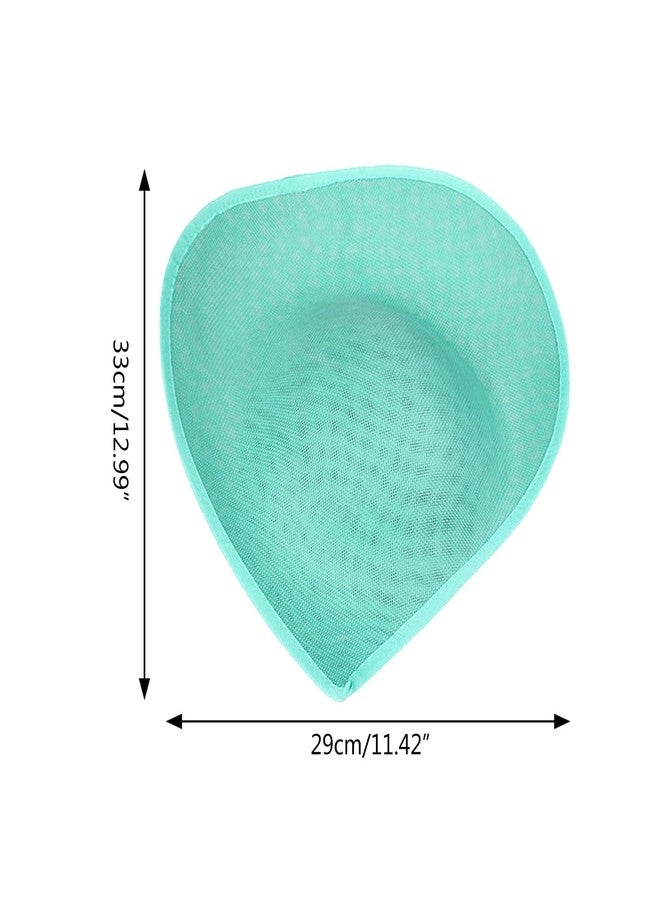 URTERYSER Hat Base DIY Saucer Sinamay Hat Base Teardrop Sinamay Saucer - 39.00 * 30.00 * 5.00CM, Red - Image 4